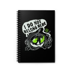 Gourdon "I DO NOT BELONG HERE" | Spiral Notebook - Ruled Line